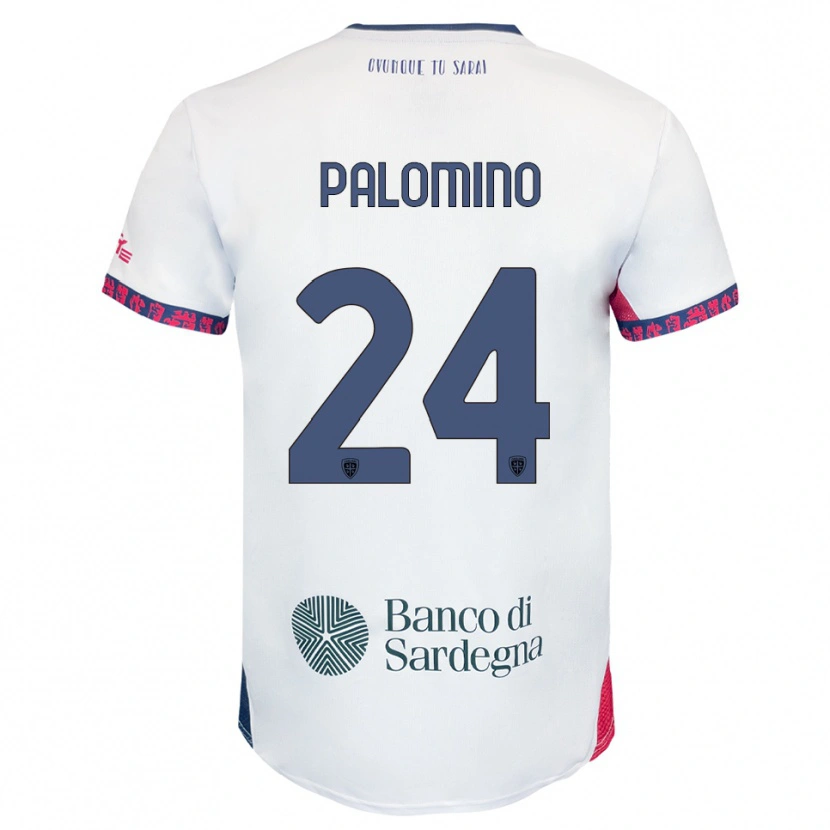 Danxen Damen Jose Luis Palomino #24 Weiß Marineblau Rot Auswärtstrikot Trikot 2025/26 T-Shirt Österreich