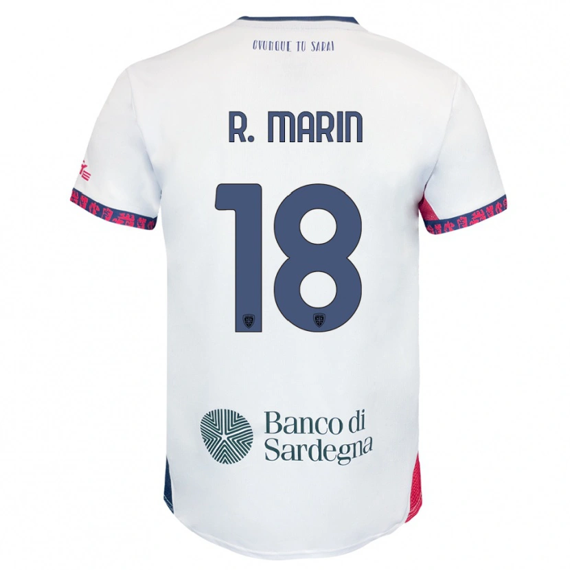 Danxen Damen Răzvan Marin #18 Weiß Marineblau Rot Auswärtstrikot Trikot 2025/26 T-Shirt Österreich