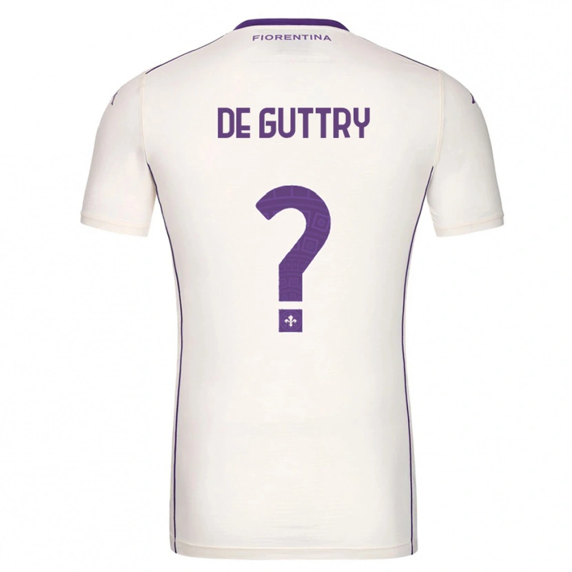 Danxen Damen Elia De Guttry #0 Weiß Lila Rot Auswärtstrikot Trikot 2025/26 T-Shirt Österreich