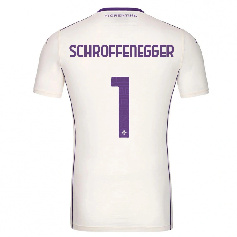 Danxen Damen Katja Schroffenegger #1 Weiß Lila Rot Auswärtstrikot Trikot 2025/26 T-Shirt Österreich