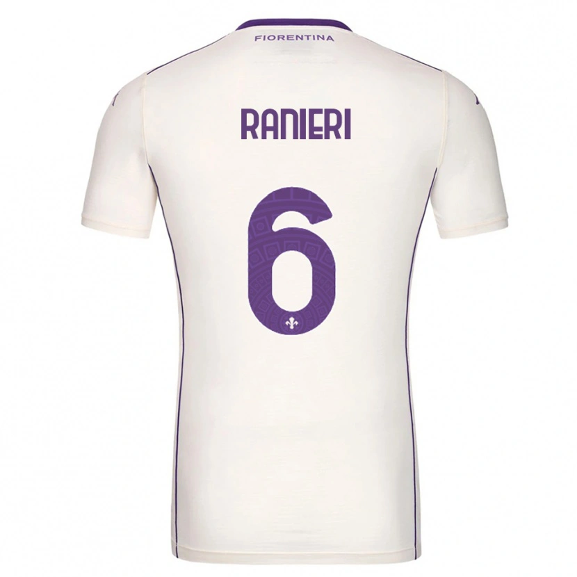 Danxen Damen Luca Ranieri #6 Weiß Lila Rot Auswärtstrikot Trikot 2025/26 T-Shirt Österreich
