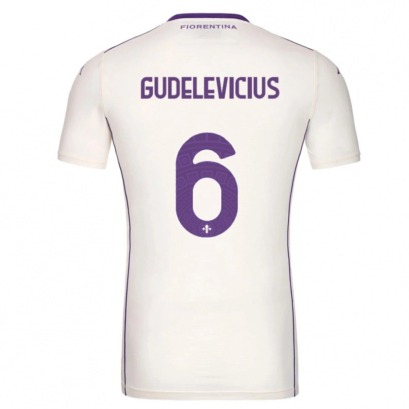 Danxen Damen Ernestas Gudelevičius #6 Weiß Lila Rot Auswärtstrikot Trikot 2025/26 T-Shirt Österreich