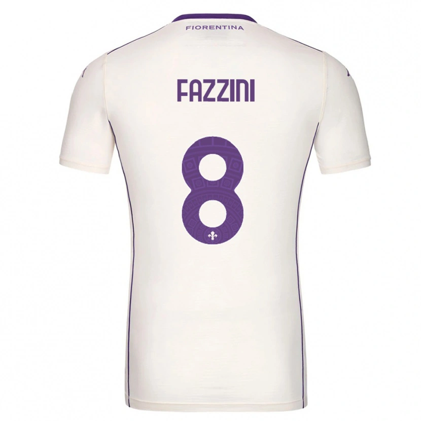 Danxen Damen Jacopo Fazzini #8 Weiß Lila Rot Auswärtstrikot Trikot 2025/26 T-Shirt Österreich