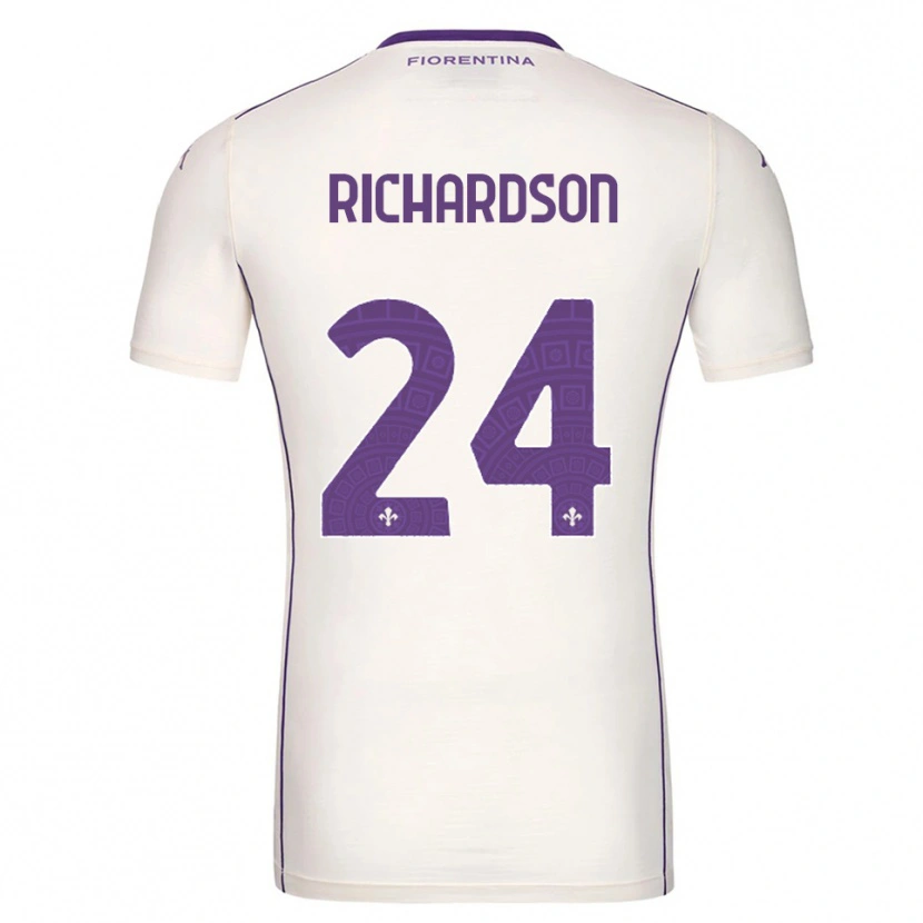 Danxen Damen Amir Richardson #24 Weiß Lila Rot Auswärtstrikot Trikot 2025/26 T-Shirt Österreich