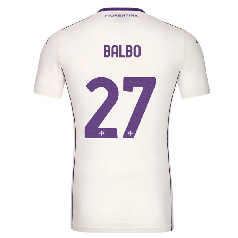 Danxen Damen Luis Balbo #27 Weiß Lila Rot Auswärtstrikot Trikot 2025/26 T-Shirt Österreich