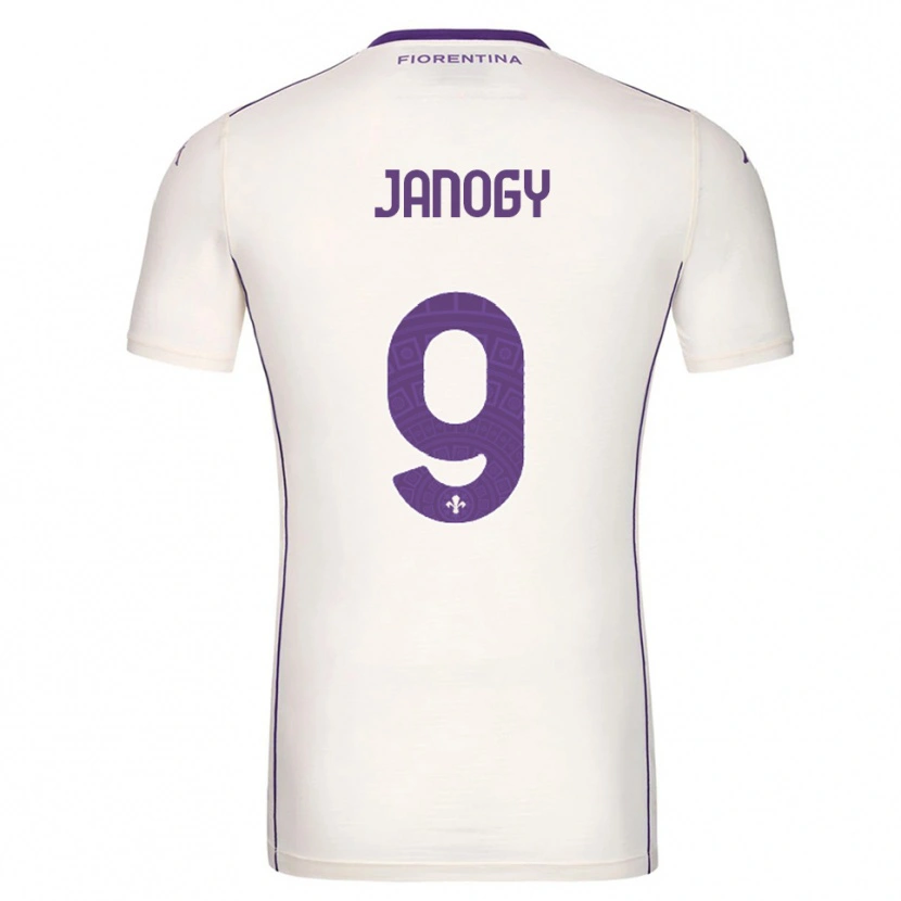 Danxen Damen Madelen Janogy #9 Weiß Lila Rot Auswärtstrikot Trikot 2025/26 T-Shirt Österreich