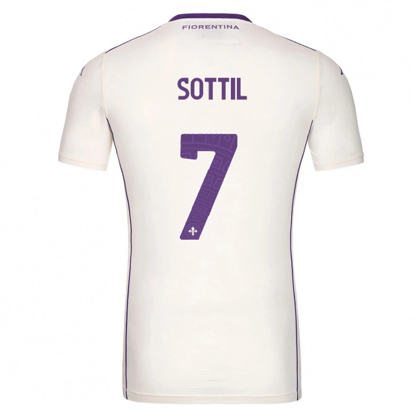Danxen Damen Riccardo Sottil #7 Weiß Lila Rot Auswärtstrikot Trikot 2025/26 T-Shirt Österreich