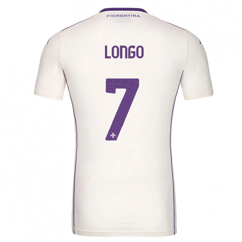 Danxen Damen Miriam Chiara Longo #7 Weiß Lila Rot Auswärtstrikot Trikot 2025/26 T-Shirt Österreich