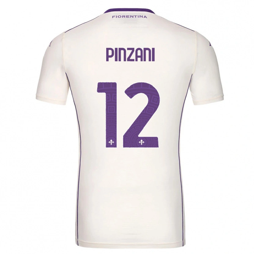 Danxen Damen Lorenzo Pinzani #12 Weiß Lila Rot Auswärtstrikot Trikot 2025/26 T-Shirt Österreich