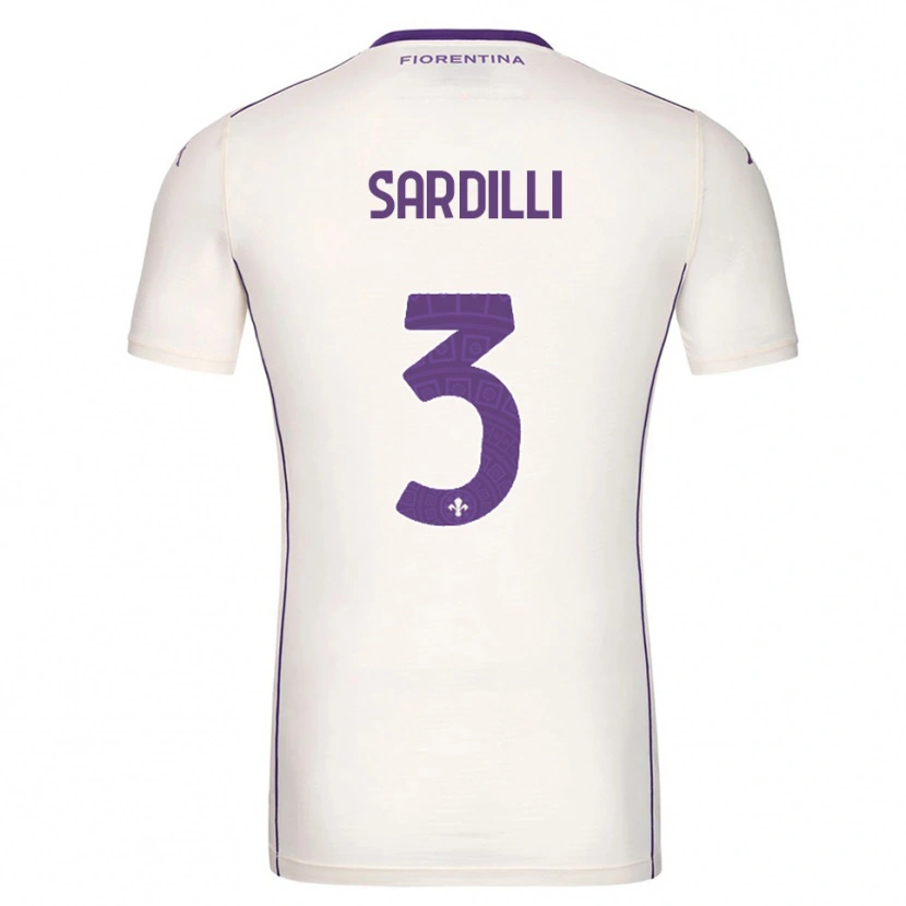 Danxen Damen Davide Sardilli #3 Weiß Lila Rot Auswärtstrikot Trikot 2025/26 T-Shirt Österreich
