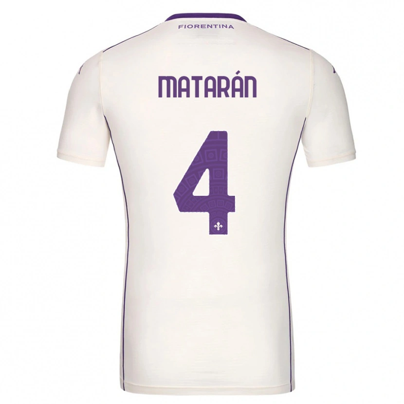 Danxen Damen Federico Matarán #4 Weiß Lila Rot Auswärtstrikot Trikot 2025/26 T-Shirt Österreich