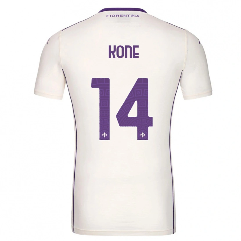 Danxen Damen Mevale Kone #14 Weiß Lila Rot Auswärtstrikot Trikot 2025/26 T-Shirt Österreich