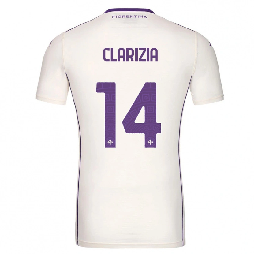 Danxen Damen Leonardo Clarizia #14 Weiß Lila Rot Auswärtstrikot Trikot 2025/26 T-Shirt Österreich