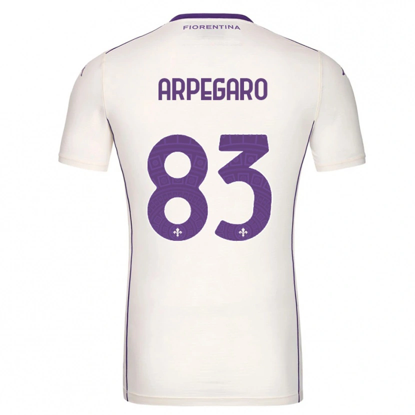 Danxen Damen Sofia Arpegaro #83 Weiß Lila Rot Auswärtstrikot Trikot 2025/26 T-Shirt Österreich
