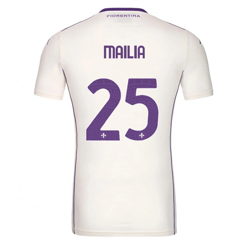Danxen Damen Siria Mailia #25 Weiß Lila Rot Auswärtstrikot Trikot 2025/26 T-Shirt Österreich