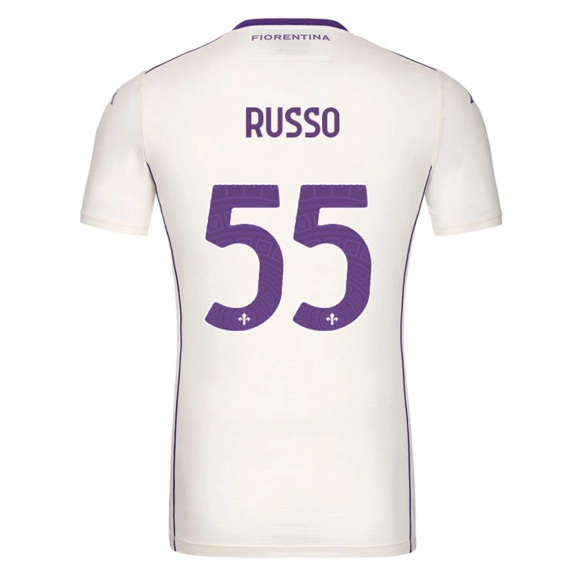 Danxen Damen Federica Russo #55 Weiß Lila Rot Auswärtstrikot Trikot 2025/26 T-Shirt Österreich