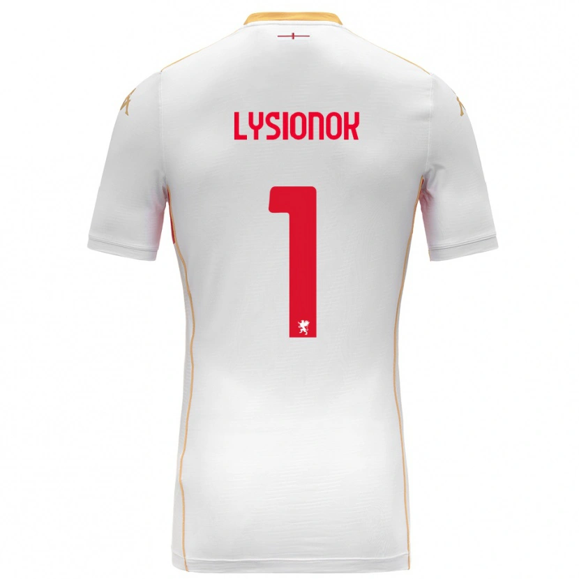 Danxen Damen Ernestas Lysionok #1 Weiß Rot Auswärtstrikot Trikot 2025/26 T-Shirt Österreich