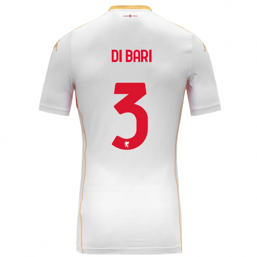 Danxen Damen Martina Di Bari #3 Weiß Rot Auswärtstrikot Trikot 2025/26 T-Shirt Österreich