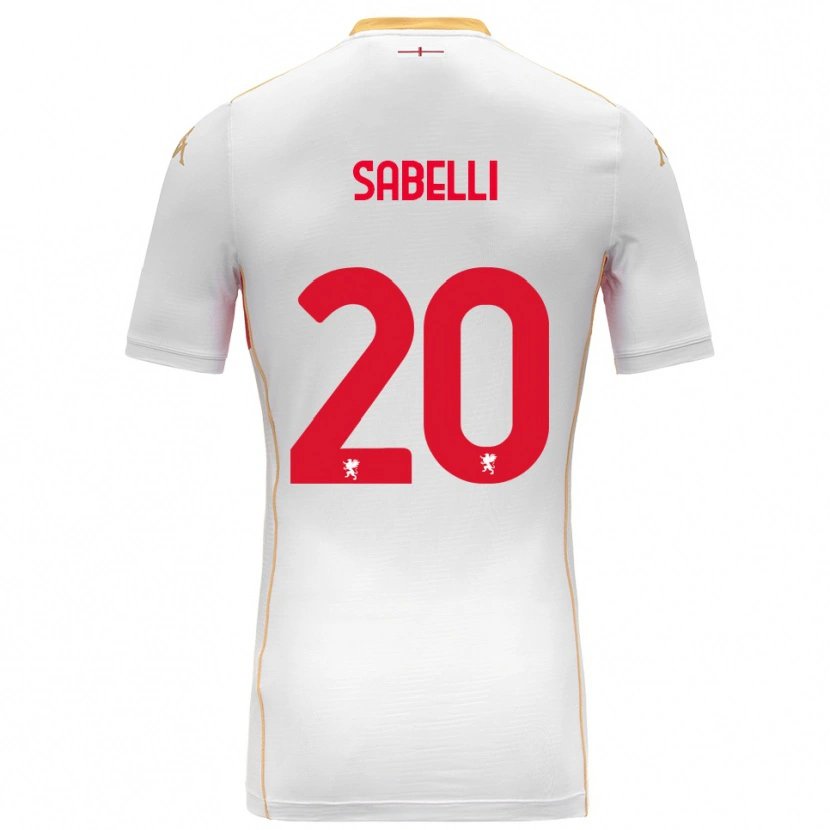 Danxen Damen Stefano Sabelli #20 Weiß Rot Auswärtstrikot Trikot 2025/26 T-Shirt Österreich