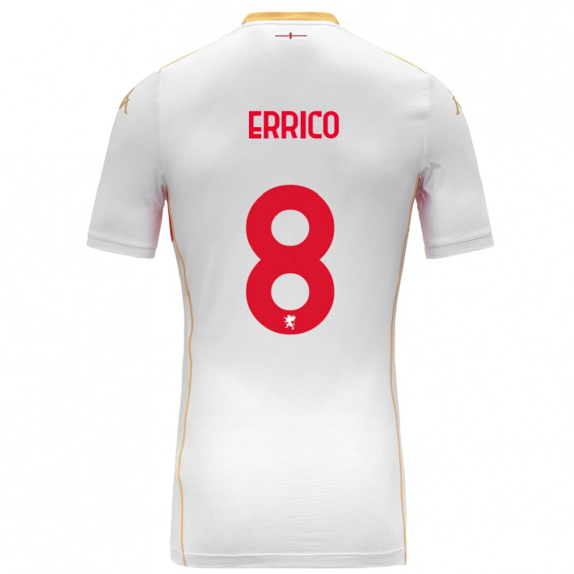 Danxen Damen Emma Errico #8 Weiß Rot Auswärtstrikot Trikot 2025/26 T-Shirt Österreich