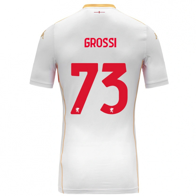 Danxen Damen Jacopo Grossi #73 Weiß Rot Auswärtstrikot Trikot 2025/26 T-Shirt Österreich