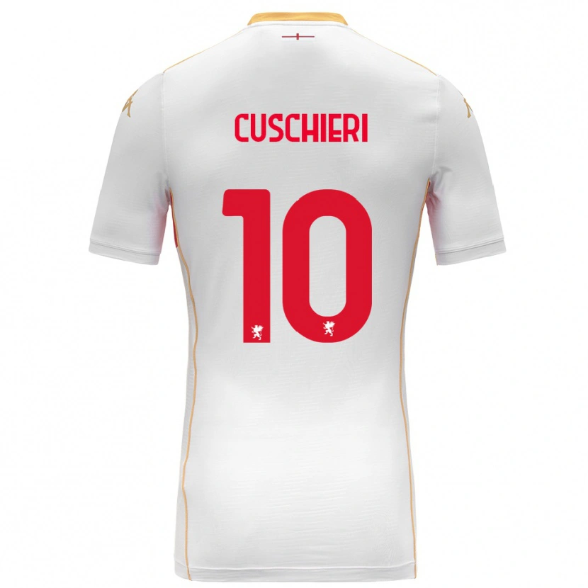 Danxen Damen Rachel Cuschieri #10 Weiß Rot Auswärtstrikot Trikot 2025/26 T-Shirt Österreich