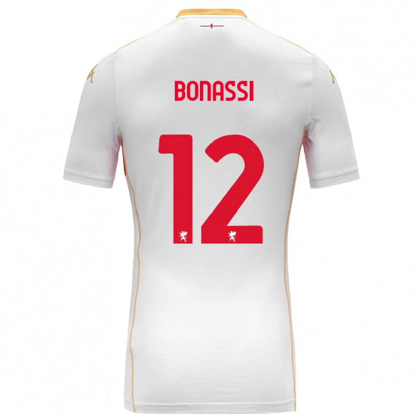 Danxen Damen Lorenzo Bonassi #12 Weiß Rot Auswärtstrikot Trikot 2025/26 T-Shirt Österreich