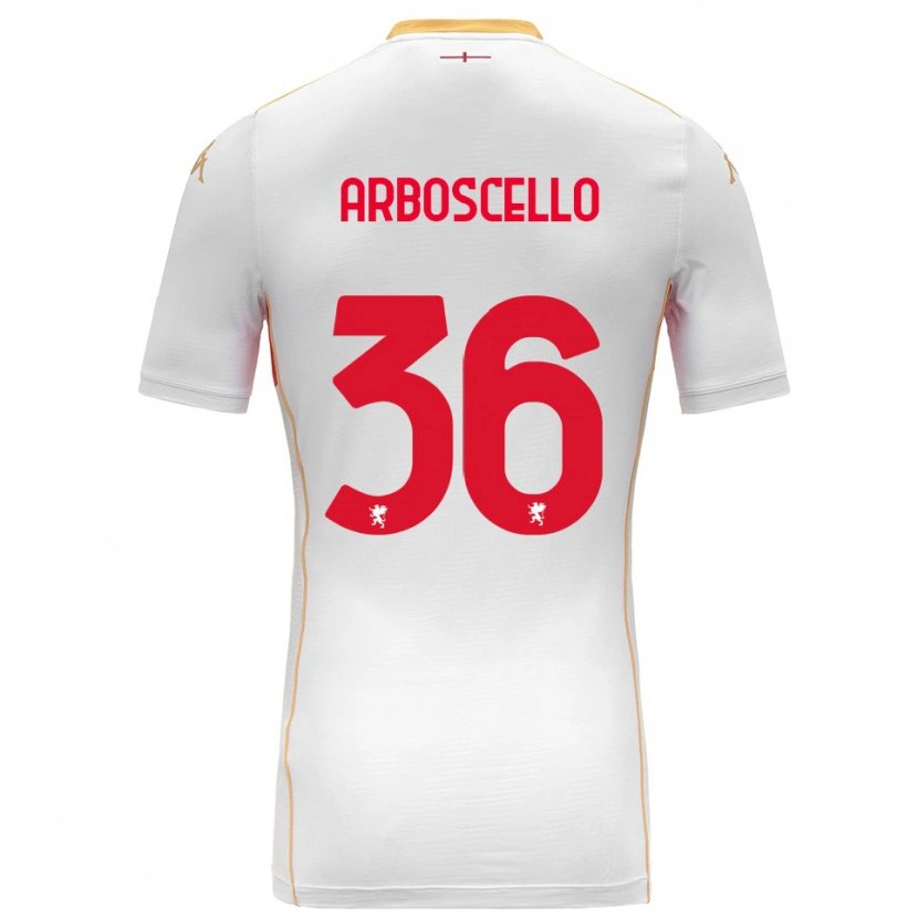 Danxen Damen Riccardo Arboscello #36 Weiß Rot Auswärtstrikot Trikot 2025/26 T-Shirt Österreich