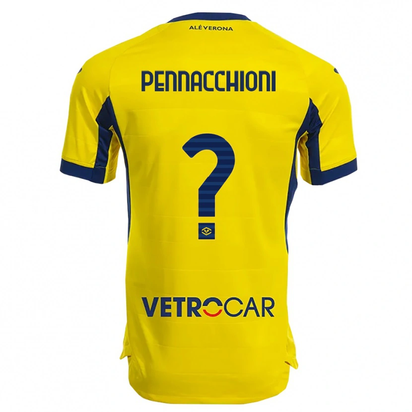Danxen Damen Jacopo Pennacchioni #0 Gelb Marineblau Auswärtstrikot Trikot 2025/26 T-Shirt Österreich