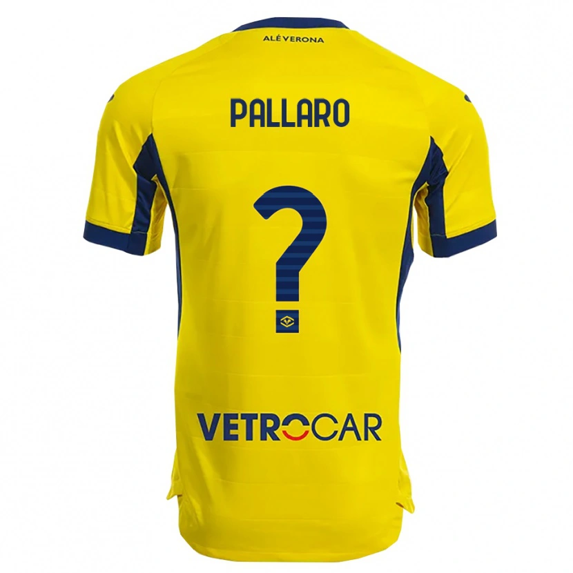 Danxen Damen Alessandro Pallaro #0 Gelb Marineblau Auswärtstrikot Trikot 2025/26 T-Shirt Österreich