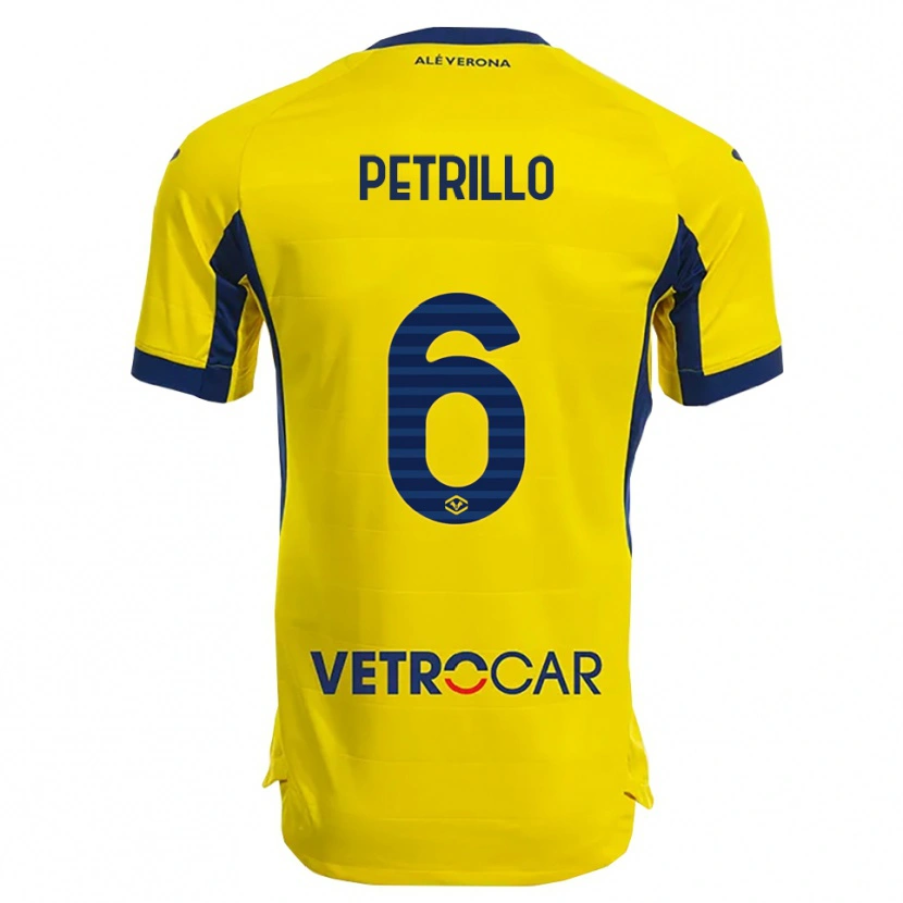 Danxen Damen Mary Clare Petrillo #6 Gelb Marineblau Auswärtstrikot Trikot 2025/26 T-Shirt Österreich