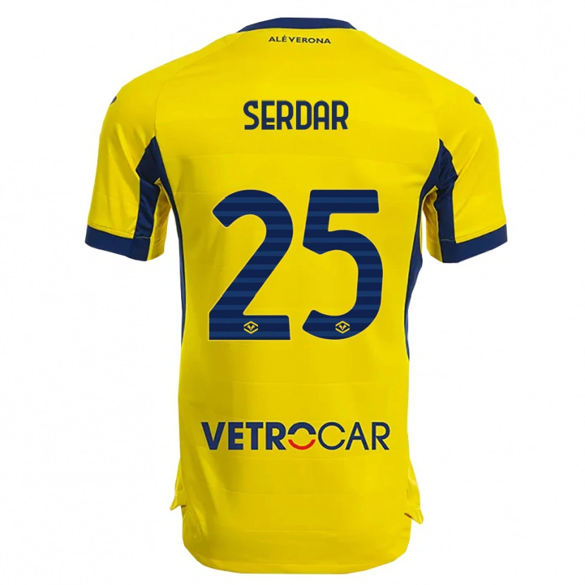 Danxen Damen Suat Serdar #25 Gelb Marineblau Auswärtstrikot Trikot 2025/26 T-Shirt Österreich