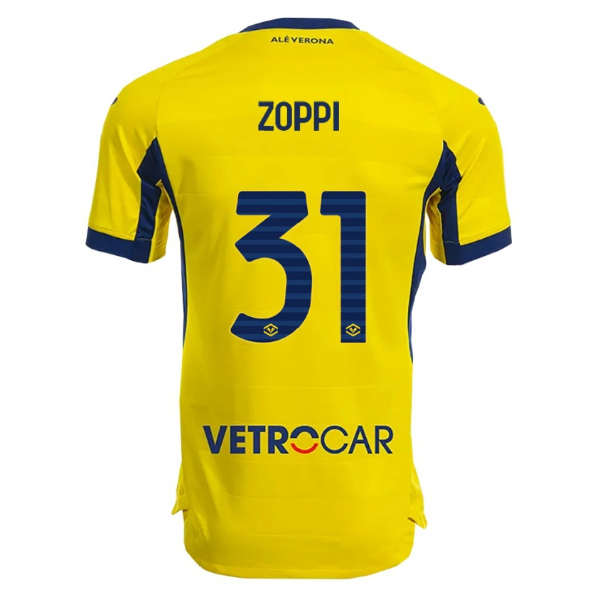 Danxen Damen Sofia Zoppi #31 Gelb Marineblau Auswärtstrikot Trikot 2025/26 T-Shirt Österreich