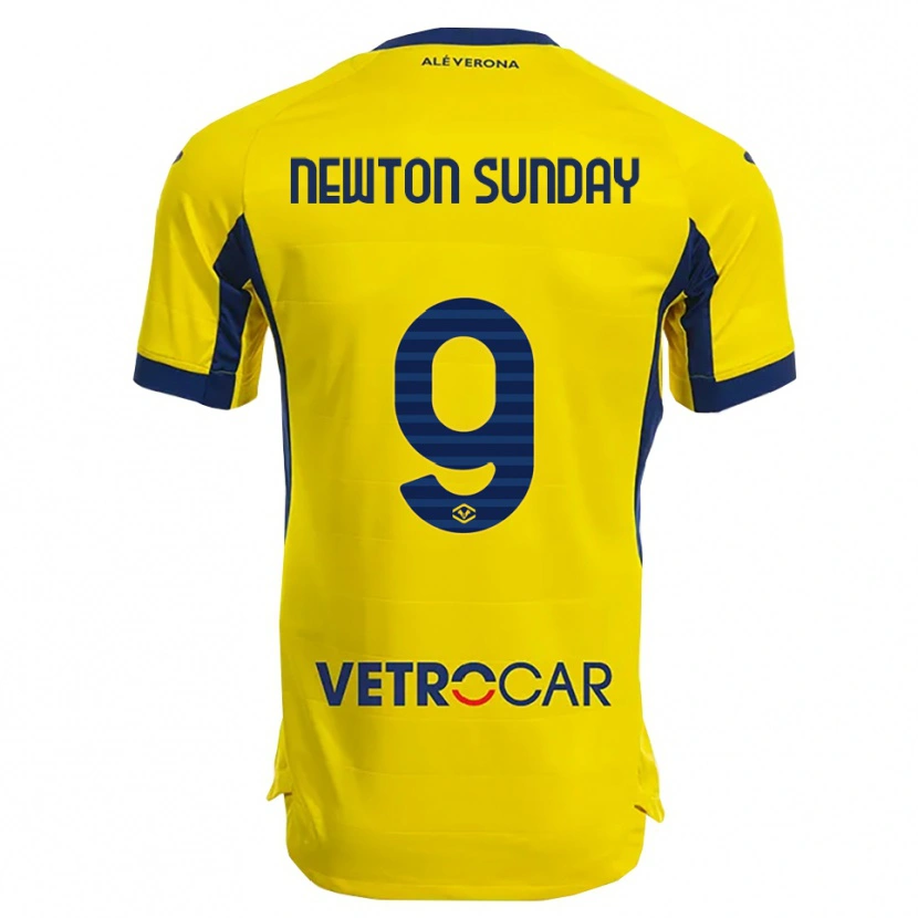 Danxen Damen Eloghosa Newton Sunday #9 Gelb Marineblau Auswärtstrikot Trikot 2025/26 T-Shirt Österreich