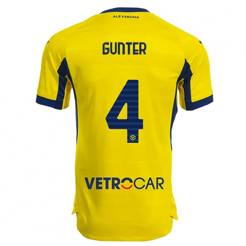 Danxen Damen Koray Günter #4 Gelb Marineblau Auswärtstrikot Trikot 2025/26 T-Shirt Österreich