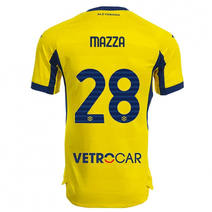 Danxen Damen Vittoria Karol Mazza #28 Gelb Marineblau Auswärtstrikot Trikot 2025/26 T-Shirt Österreich
