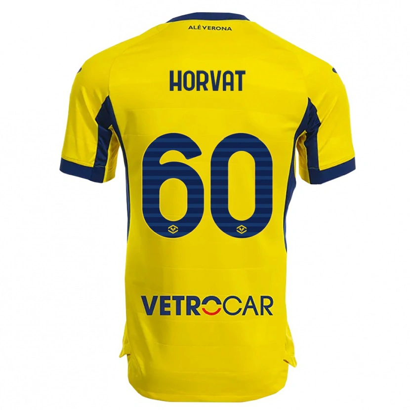 Danxen Damen Mihaela Horvat #60 Gelb Marineblau Auswärtstrikot Trikot 2025/26 T-Shirt Österreich