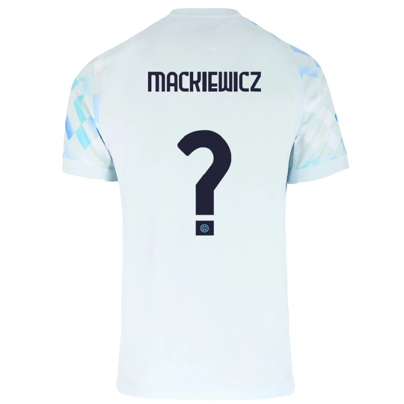 Danxen Damen Patryk Mackiewicz #0 Weiß Blau Auswärtstrikot Trikot 2025/26 T-Shirt Österreich