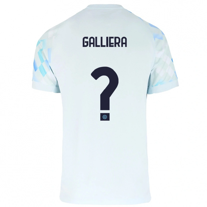 Danxen Damen Carlo Galliera #0 Weiß Blau Auswärtstrikot Trikot 2025/26 T-Shirt Österreich