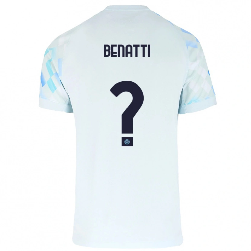 Danxen Damen Tommaso Benatti #0 Weiß Blau Auswärtstrikot Trikot 2025/26 T-Shirt Österreich