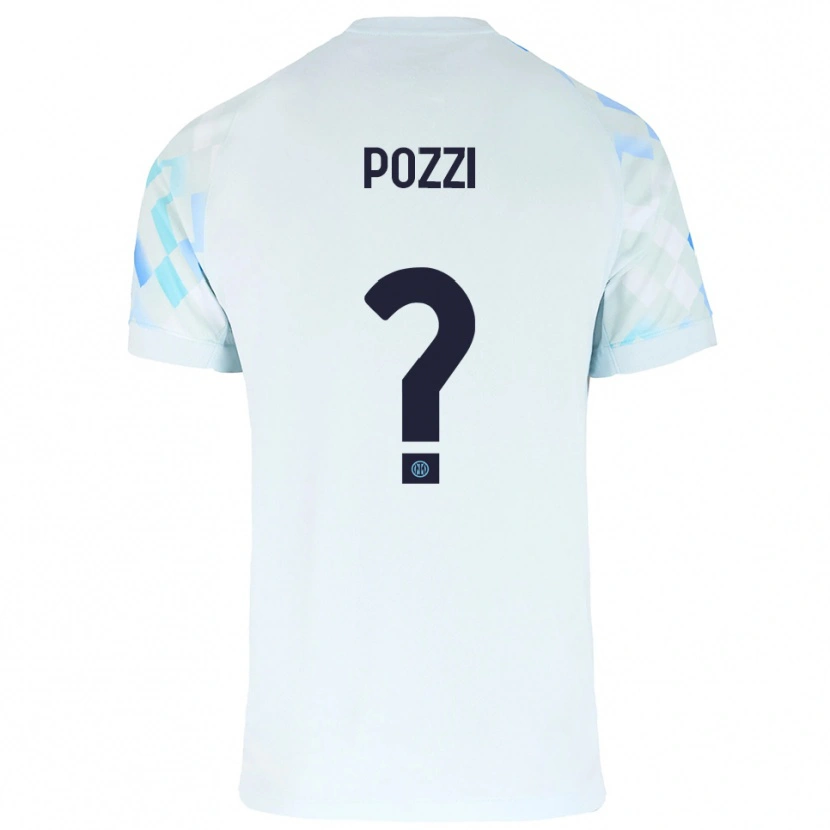 Danxen Damen Andrea Pozzi #0 Weiß Blau Auswärtstrikot Trikot 2025/26 T-Shirt Österreich