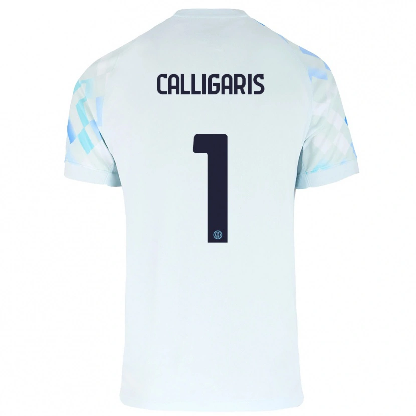 Danxen Damen Alessandro Calligaris #1 Weiß Blau Auswärtstrikot Trikot 2025/26 T-Shirt Österreich