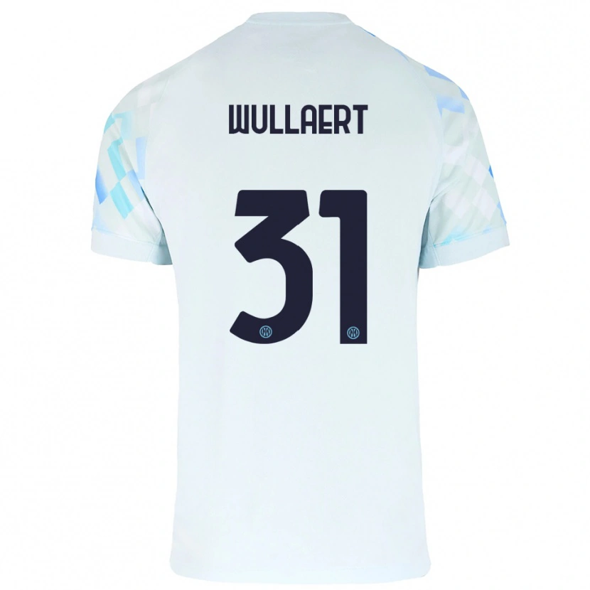 Danxen Damen Tessa Wullaert #31 Weiß Blau Auswärtstrikot Trikot 2025/26 T-Shirt Österreich