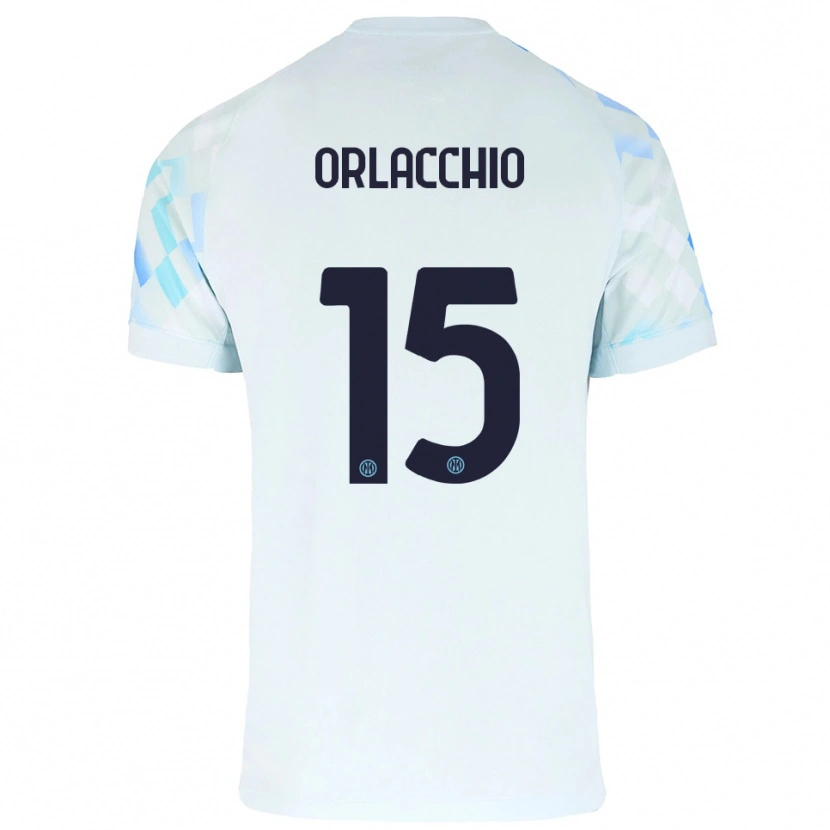 Danxen Damen Angelo Orlacchio #15 Weiß Blau Auswärtstrikot Trikot 2025/26 T-Shirt Österreich