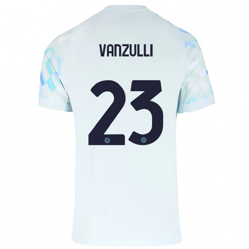 Danxen Damen Marco Vanzulli #23 Weiß Blau Auswärtstrikot Trikot 2025/26 T-Shirt Österreich