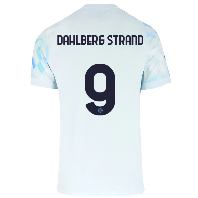 Danxen Damen Jonas Dahlberg Strand #9 Weiß Blau Auswärtstrikot Trikot 2025/26 T-Shirt Österreich