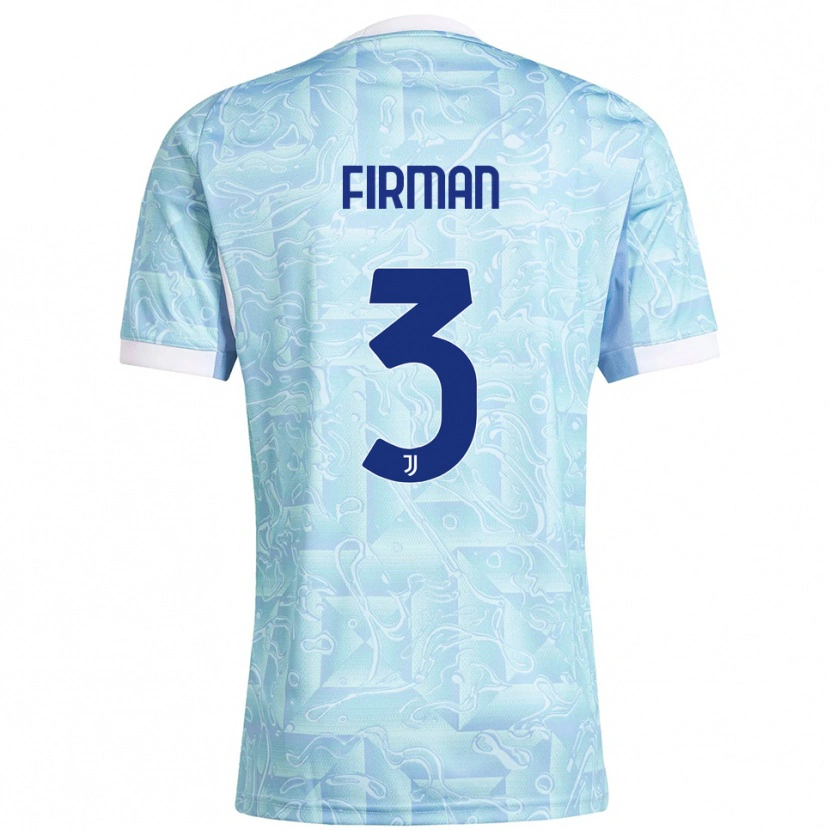 Danxen Damen Andriy Firman #3 Himmelblau Gelb Auswärtstrikot Trikot 2025/26 T-Shirt Österreich