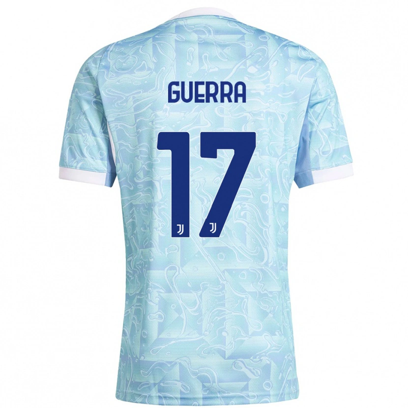 Danxen Damen Simone Guerra #17 Himmelblau Gelb Auswärtstrikot Trikot 2025/26 T-Shirt Österreich