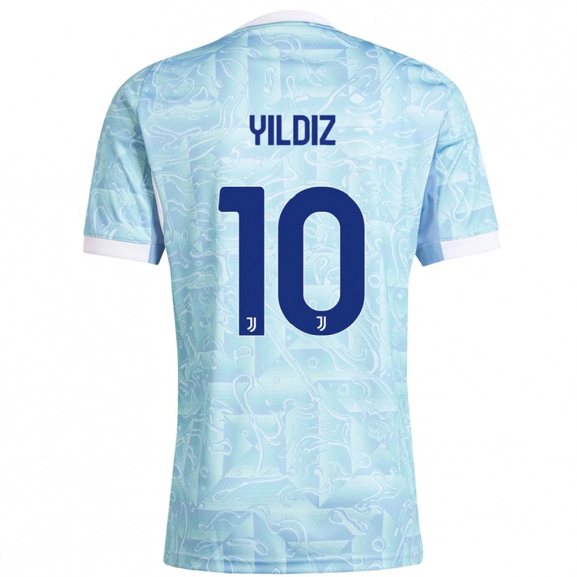 Danxen Damen Kenan Yıldız #10 Himmelblau Gelb Auswärtstrikot Trikot 2025/26 T-Shirt Österreich