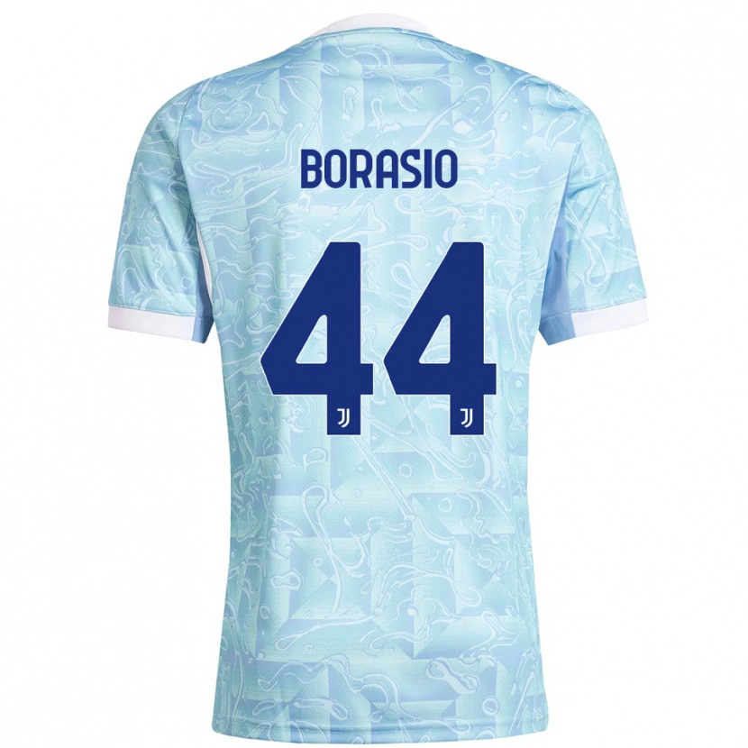 Danxen Damen Benit Borasio #44 Himmelblau Gelb Auswärtstrikot Trikot 2025/26 T-Shirt Österreich
